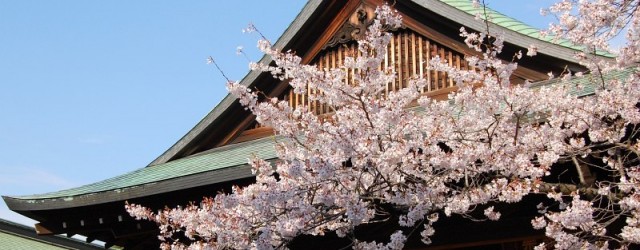 Yasukuni temple in spring