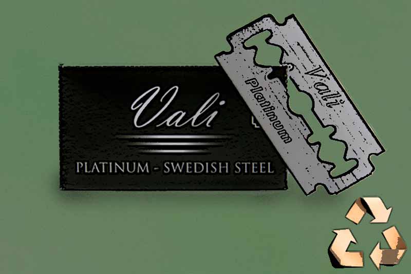 recycle double edge razor blades